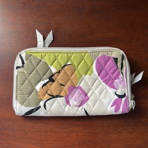 Vera Bradley Portobello Road Floral Zip-around Wallet